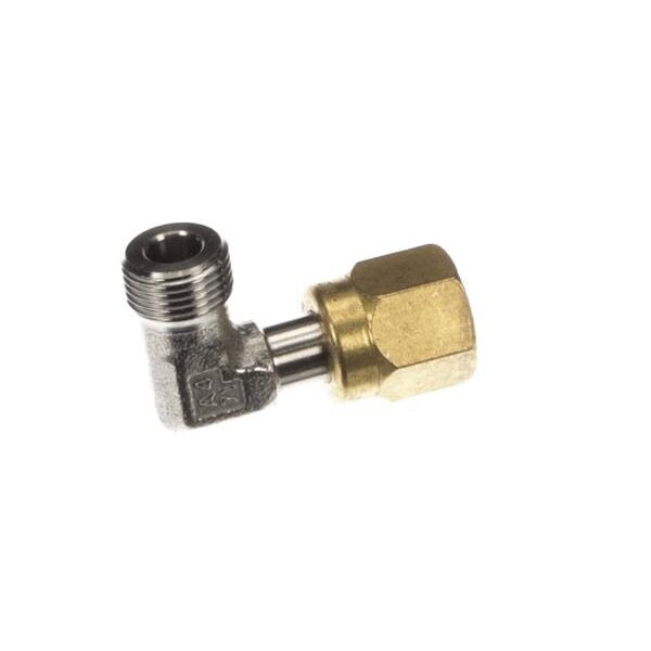 Adj. Elbow Fitt. M12-M12 Preass. Inox